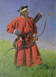 Bokharisk soldat (Sarbaz), 1873